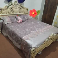 تخت خواب دو نفره چوب راش