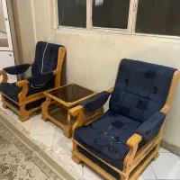 سرویس مبلمان راحتی ۷ نفره با میز و عسلی|مبلمان خانگی و میز عسلی|تهران, حشمتیه|دیوار