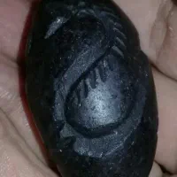 سنگنشان الماس سیاه اژدها جذب اهنرباعتیقه کلکسیونی