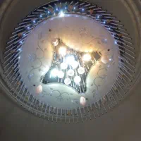 لوستر کریستالی مخصوص پذیرایی بسیار شیک