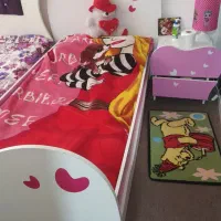 سرویس خواب دخترانه|تخت و سرویس خواب|خوی, |دیوار