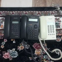 ۳ عدد تلفن رو میزی پاناسونیک