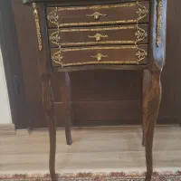 میز تلفن چوبی ۳کشویی