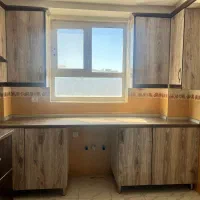 کابینت اشپزخانه با هود و سینک و شیر آلات سینک|آب‌چکان و نظم‌دهنده ظروف|گلپایگان, |دیوار