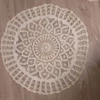 رومیزی قلاب بافی