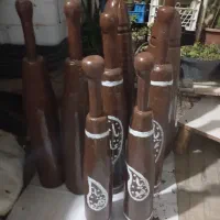 میل چوبی باستانی وتخته شنا