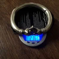 دستبند پالهنگ نقره صفوی لولا دار عتیقه موزه ای