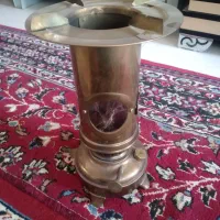 سماور . دوربین و چراغ نفتی قدیمی و انتیک