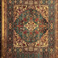 فرش سبز زمردی ۱۲۰۰شانه با ۳۹درصد تخفیف واقعی|فرش|بوشهر, |دیوار