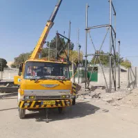 فروش جرثقیل ۷تن سه تلسکوپ فابریک درحدمعاوضه با۲۵تن|خودرو سنگین|ری, فیروزآباد|دیوار