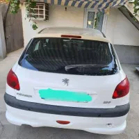 پژو ۲۰۶ سفید تیپ ۲ مدل ۹۵