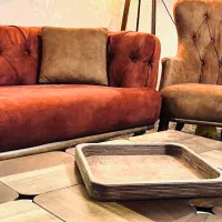 مبلمان چستر ترک ده نفره سفارشی به‌همراه عسلی تاشو