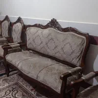 مبل چوبی ۷نفره|مبلمان خانگی و میز عسلی|اصفهان, شهرک مهدیه|دیوار