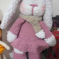 خرگوش مخمل دستبافت