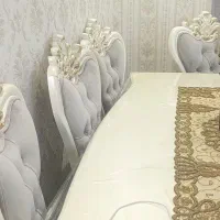 میز ناهارخوری 8نفره|میز و صندلی غذاخوری|تاکستان, |دیوار
