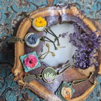 گیره روسری برنزی