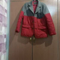 کت  قرمز طوسی