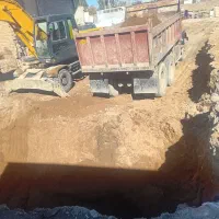 خاکبرداری خاکریزی نخاله مخروط گود برداری|خدمات پیشه و مهارت|باسمنج, |دیوار