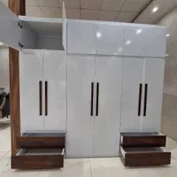 کمددیواری دستگیره چوبی/کمد دیواری عرض ۲۶۰|جاکفشی، کمد، دراور|پرند, فاز ۱|دیوار