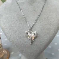 گردنبند پاپیون قلب