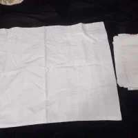 ۵ عدد رو بالشی سفید نو شیک تمیز