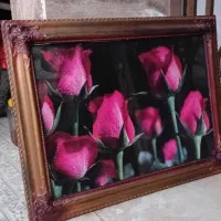تابلو عکس گل رز
