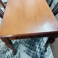 میز غذا خوری چوبی چهار نفره با صندلی|میز و صندلی غذاخوری|لنجان, |دیوار