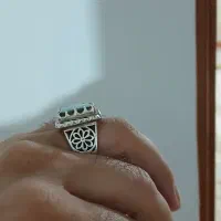 انگشتر  رکاب دست ساز  فیروز عنکبوتی  شماره ۶۲|جواهرات|کرمانشاه, |دیوار