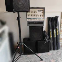 آمپلیفایر و باند و تجهیزات کامل