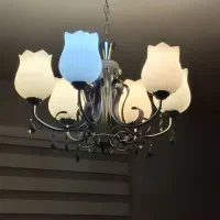 لوستر فلزی ۶ تایی