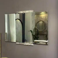 آینه قدی دیواری جاکفشی سفید