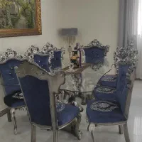 مبل ۹ نفره به همراه میز نهارخوری هشت نفره