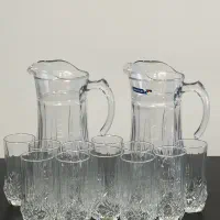 پارچ و لیوان فرانسوی طرح آناناسی luminarc|ظروف سرو و پذیرایی|تهران, پردیسان|دیوار