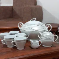 ظرف ۶نفره چینی مارک مقصود|ظروف سرو و پذیرایی|بهشهر, |دیوار