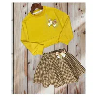 ست کراپ دامن پاییزه دخترانه