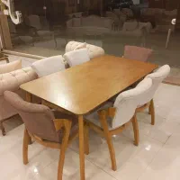 میز نهار خوری و صندلی جلو مبلی|میز و صندلی غذاخوری|شاندیز, |دیوار