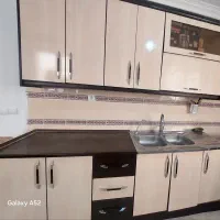 کابینت ام دی اف با هود و سینگ و شیرآلات|آبچکان و نظمدهنده ظروف|دامغان, |دیوار