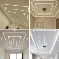 کناف کاری ،، قابندی .،نقاشی ساختمان نورپردازی