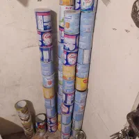 قوطی شیرخشک با درب و بدون درب