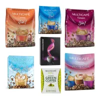 کاپوچینو کافی میکس هات چاکلت وقهوه سبز و دان قهوه