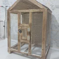 قفس چوبی کلبه ای