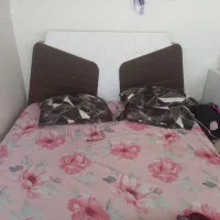 تخت ۲ دونفره و دراور فرش کودک