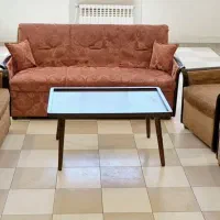 مبل راحتی هفت نفره چوبی کلاسیک|مبلمان خانگی و میز عسلی|تهران, ولنجک|دیوار