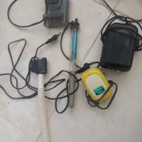 پمپ و گیاه مصنوعی آکواریوم