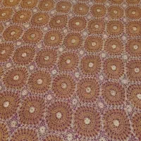 رو تختی 2/20*2/20 یا رومیزی قلاب بافی کار دست|سرویس روتختی|تهران, قلهک|دیوار