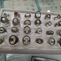 رکاب و انگشتر نقره