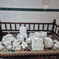 سرویس چینی آلمانی ۸۵ پارچه ۱۲ نفره در حد نو