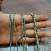زنجیر ، دستبند و انگشتر موزنایت نقره تایلندی ۹۲۵