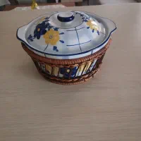 ظرف سرو سوپ یا ءجیل خوری گل پنبه