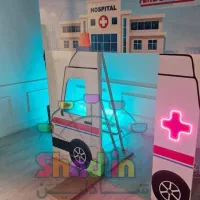 اتاقک شهر مشاغل مهدکودک،خانه کودک / شادلین|اسباب‌‌بازی|گنبد کاووس, |دیوار